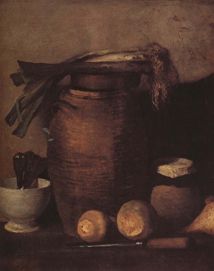 Jean Francois Millet Still life with shallot